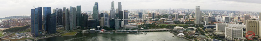 Singapore panoramic view 3